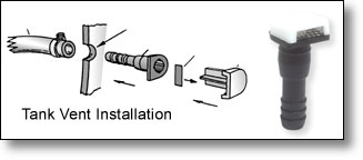 tank vent installation