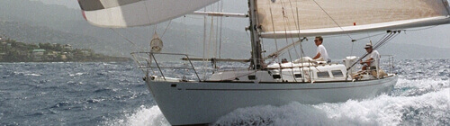spinnaker pole sailboat